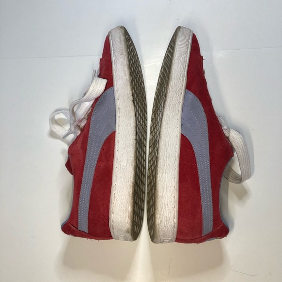 ⬇️ Puma Classic Suede Ribbon Red-Purple Style - Picture 10 of 11